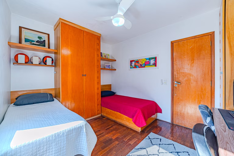 Foto 10 do imóvel: 2 quartos com duas varandas em Botafogo