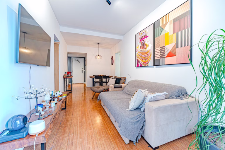 Foto 5 do imóvel: 2 quartos no humaitá com sacada e lazer completo