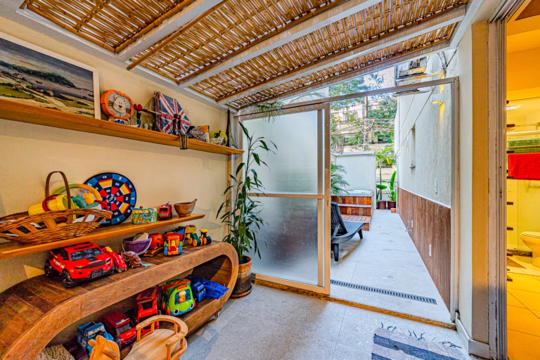 Foto 45 do imóvel: Um apê com cara de casa no Jardim Botânico