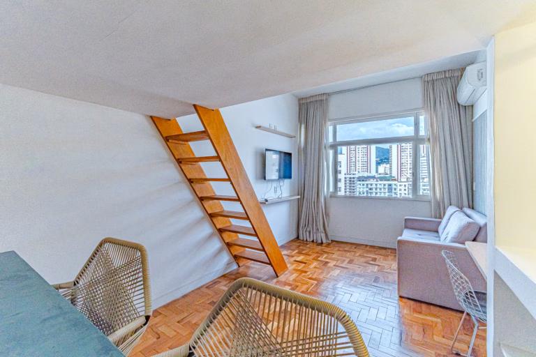 Foto 2 do imóvel: Studio perfeito para investir, em prédio de uso misto ao lado do Largo do Machado