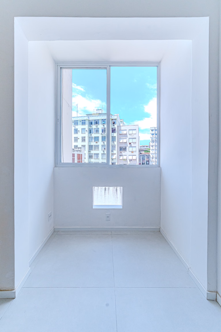 Foto 14 do imóvel: Studio super claro, com quarto e sala separados em prédio que permite locação por Airbnb