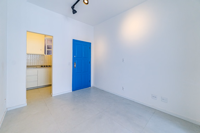 Foto 6 do imóvel: Studio super claro, com quarto e sala separados em prédio que permite locação por Airbnb