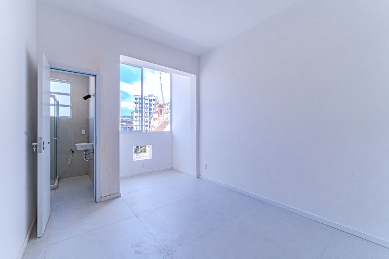 Foto 8 do imóvel: Studio super claro, com quarto e sala separados em prédio que permite locação por Airbnb